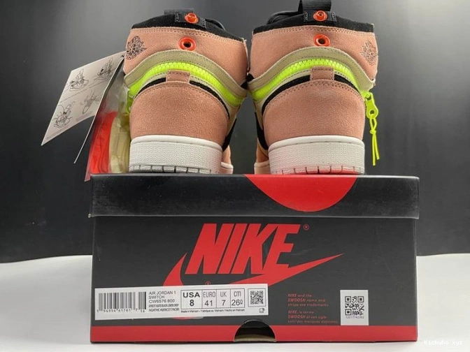 1 Peach Air Switch CW6576-800 High Jordan 0726